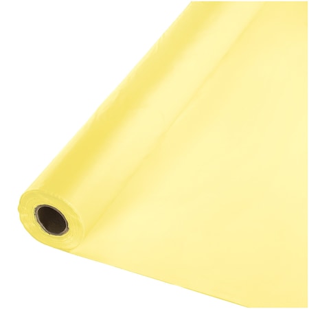 Touch Of Color 100' x 40" Mimosa Yellow Plastic Banquet Roll 013014